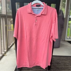 Peter Millar Coral Polo Shirt Large